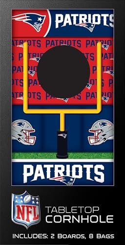 MasterPieces Officially Licensed NFL Tabletop Cornhole for Adults - style: New England Patriots