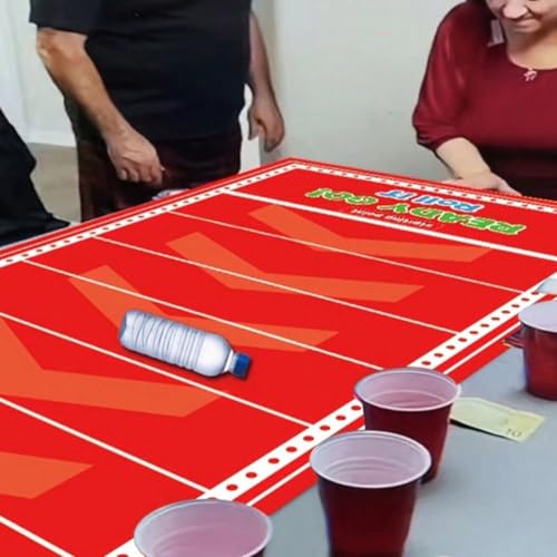 Writeable Erasable Party Game Mat, Giant Interactive Roll Track Pad for Game Night, Birthday Party, Team Building, Adults Kids Party Supplies