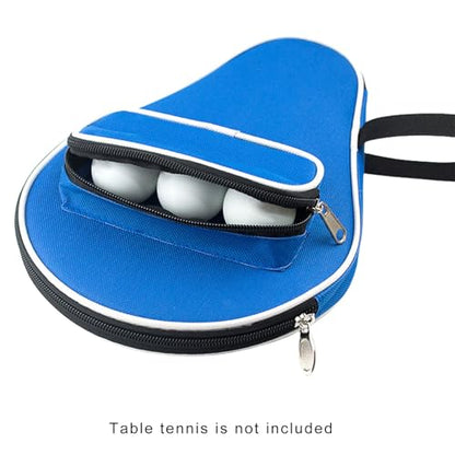 Table Tennis Racket Case Organizers with Small Compartment for Paddle Case Carry Bag Racket Bat Storage