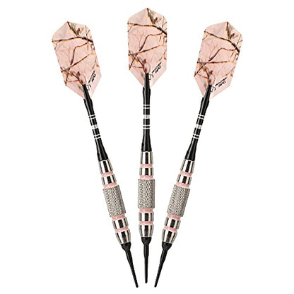 Fat Cat Realtree APC Pink Camo Soft Tip Darts with Storage/Travel Case, 16 Grams