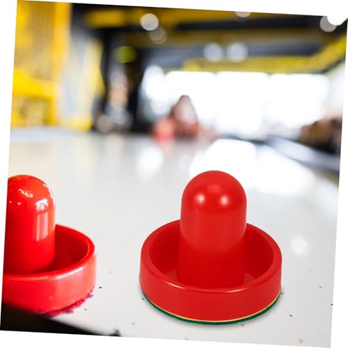 BESPORTBLE 1set Ice Hockey Pucks and Paddles Accessories for Tables Includes Strikers and Pucks for Home and Carnival Use