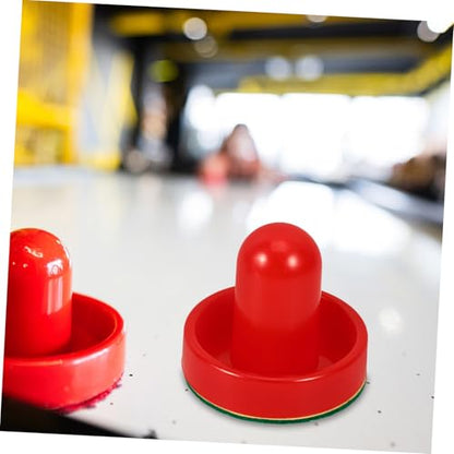 BESPORTBLE 1set Ice Hockey Pucks and Paddles Accessories for Tables Includes Strikers and Pucks for Home and Carnival Use