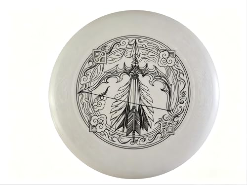 Flying disc Set, 175g Outdoor Competition Flying disc, Adult Sports Flying disc, 3-piece Set, White, Weapon-Themed Design, Ideal for Outdoor Camping