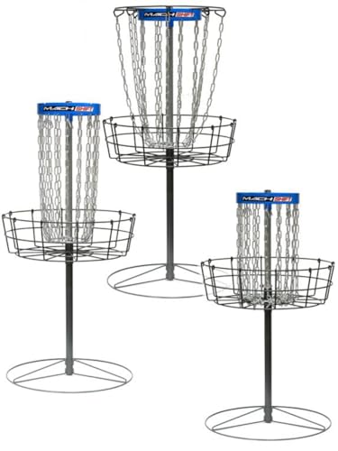 DGA Mach Shift 3-in-1 Portable Disc Golf Basket – PDGA Approved Target with 3 Putting Configurations – Standard, Advanced, & Pro Shift – Indoor/Outdoor Practice Basket