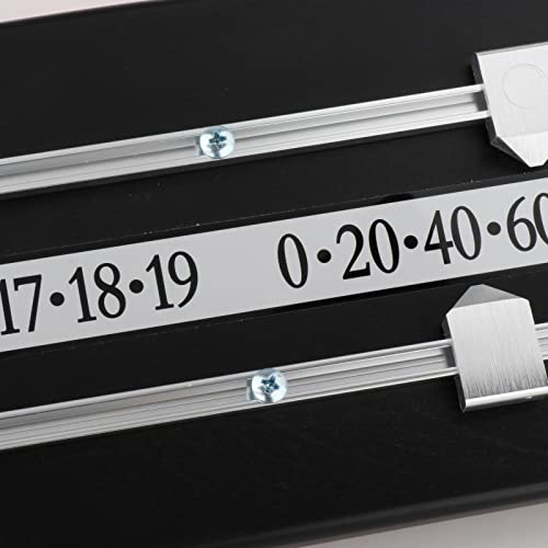 Portable Billiard Score Board Scoring Device Snooker Game Referee Tabletop Games Wood Shuffleboard Scoreboard