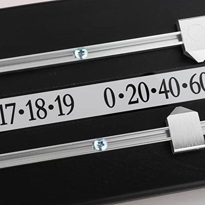 Portable Billiard Score Board Scoring Device Snooker Game Referee Tabletop Games Wood Shuffleboard Scoreboard