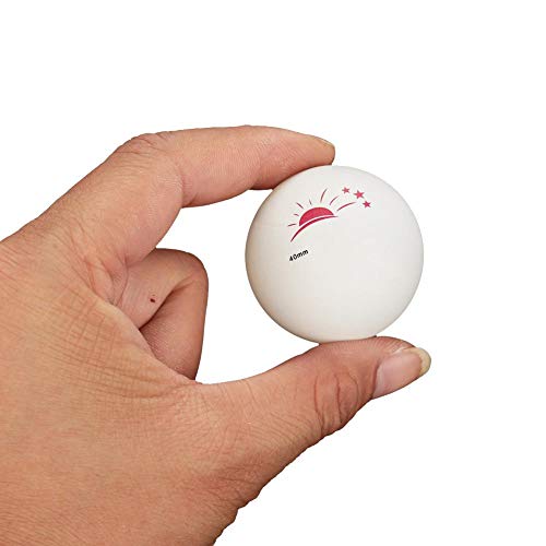 Vbest life Ping Pong Balls with Box, 60 Pcs 3-Star Table Tennis Ball Ping Pong Balls for Competition Training Entertainment - color: White