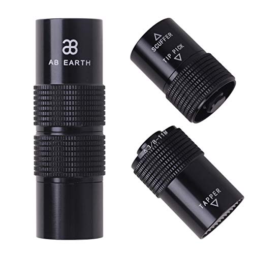 Aluminum 4-in-1 Billiard Pool Cue Tip Accessory Tool Repair Kit (Scuffer, Aerator, Tapper, Joint Protector) - style: Quick Release
