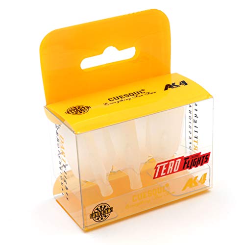 CUESOUL TERO AK4 Dart Flight Standard Shape/Shield Shape/Diamond Shape - color: Slim shape-Transparent