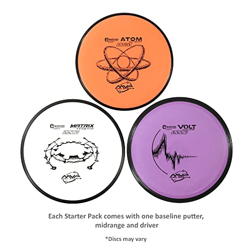MVP Disc Sports 3-Disc Electron Disc Golf Starter Set (Colors and Models May Vary)
