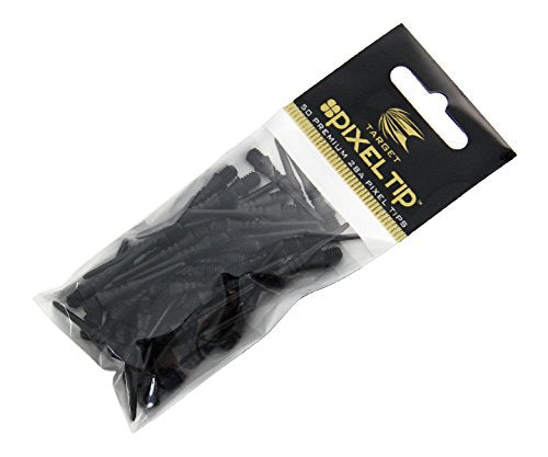Target Darts 50 x Pixel Soft Darts Dart Tips Black/Orange/White/Yellow - color: Black