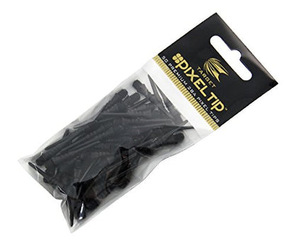Target Darts 50 x Pixel Soft Darts Dart Tips Black/Orange/White/Yellow - color: Black