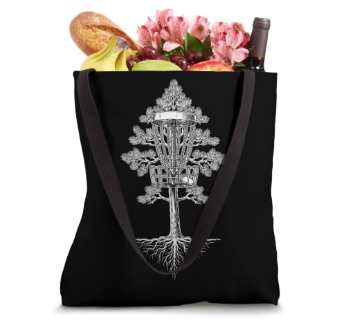 Disc Golf Basket Frolfing Disc Golf Player Disc Golfer Tote Bag