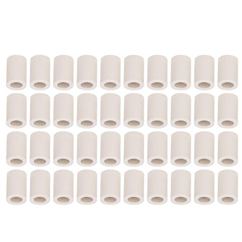 40Pcs Fiber Billiards Stick Pool Cue Ferrules Tubes Replacement Parts Repair Accessories Leisure Sports Game Room Cue Ferrule Pool Replacement Kit Stick Ferrules Kamui - size: 13MM 0.8 inches
