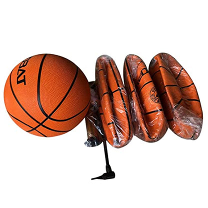 Inflatable Basketball Hoop Shot Inflatable Party Basketball Game | 10' L x 13' W x 10' H | with 5 Hoops, 4 Balls, Air Blower, Stakes for Birthday Parties, Lawn Games, School Events