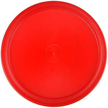ONE250 Air Hockey Pushers and Red Air Hockey Pucks, Goal Handles Paddles Replacement Accessories for Game Tables (4 Striker, 4 Puck Pack) - color: Blue & Red