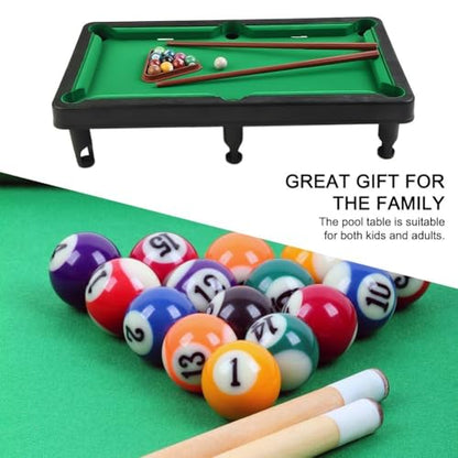 Tabletop Pool Set, Billiards Game for Family Game Night, Portable Snooker Table with and Balls, Desktop Pool Toy for and - color: L