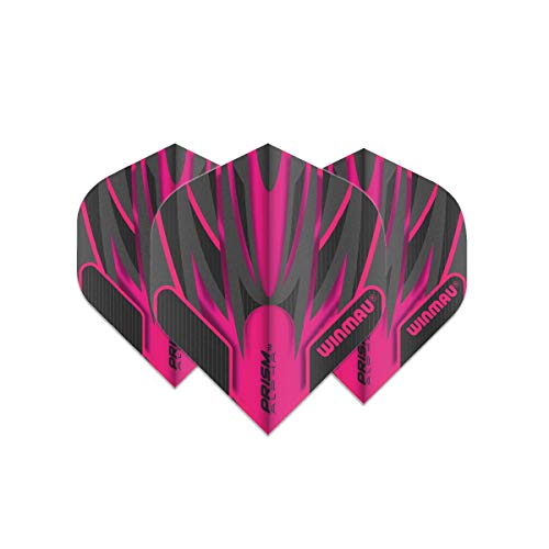Winmau Prism Alpha Solar Design Dart Flights - Standard Shape 100 Micron Polymetronic Flights for Stable Throw Control, Replacement Flights for Steel & Soft Tip Darts, 3 Sets (9 Flights)