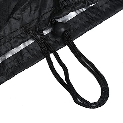 Billiard Table Dust Cover, Outdoor Pool Table Protector, 210D Oxford Fabric with Drawstring, Cover for Sun Rain Dust , Fits 225x116x82cm