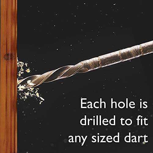 Viper Wall Mounted Dart Holder/Caddy Display, Holds 12 Steel and Soft Tip Darts - color: Cinnamon Finish