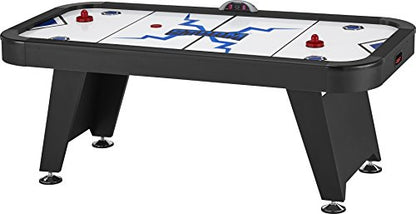 Fat Cat Storm 7 Foot Air Hockey Table for Adults with 80 CFM Motor, LED Electronic Scorer, Hockey Table with Pucks and Paddles Included
