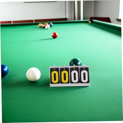 Hemoton Portable Sports Scoreboard Tabletop Flipper for Game Night Softball Tennis