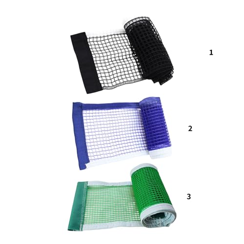 Quick Assembly Table Tennis Net Folding Portables Universals Pingpong for Various Tables Durability Quickly Setup Table Tennis - color: Green four pack edge