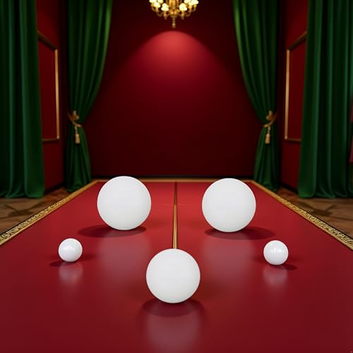 BWESOO 3Pcs White Table Tennis Sports Balls Ping Pong Ball Club Match Balls High Elasticity Table Tennis Outdoor Sport Accessories Durability Table Tennis Leisure Sports and Game Room (40mm)
