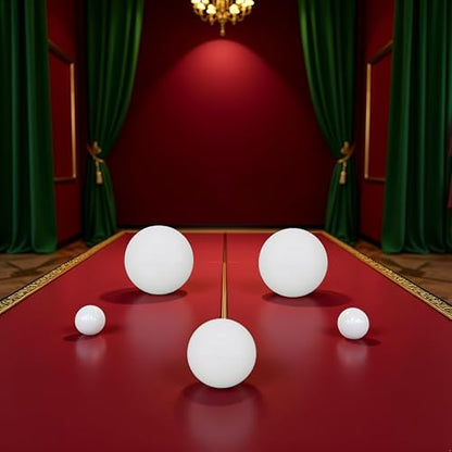 BWESOO 3Pcs White Table Tennis Sports Balls Ping Pong Ball Club Match Balls High Elasticity Table Tennis Outdoor Sport Accessories Durability Table Tennis Leisure Sports and Game Room (40mm)