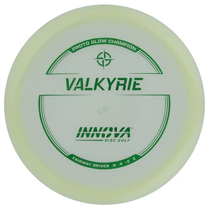 Innova Proto Glow Champion Valkyrie – Glow in The Dark Disc Golf Driver - size: 173-175g