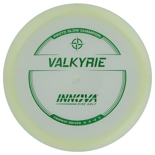 Innova Proto Glow Champion Valkyrie – Glow in The Dark Disc Golf Driver - size: 165-169g