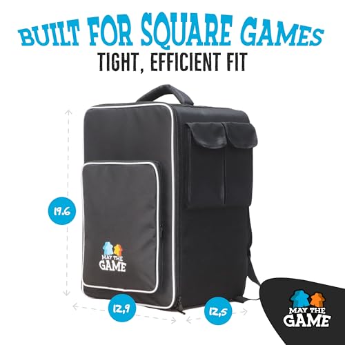 Board Game Bag: Ultimate Backpack, Travel Organizer, Storage & Carrying Case for Board and Tabletop Games - size: Medium