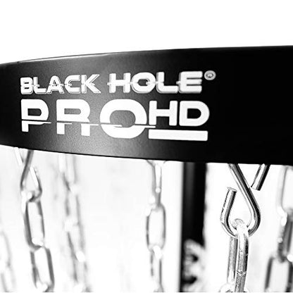 MVP Disc Sports Black Hole Pro HD 24-Chain Portable Disc Golf Basket Target