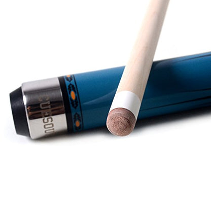 CUESOUL SOOCOO Series 58" 19oz Maple Pool Cue - color: Blue, size: 12.75mm