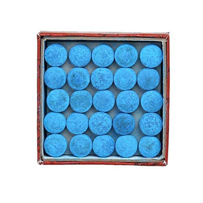 50pcs/lot 9mm/10mm/11mm/12mm/13mm Blue Billiard Pool Cue Tips Hardness in M Billiard Snooker Cue Stick Tip Billiard Accessories Master Tip For Black Ball Club (blue, 13mm) - size: 13mm