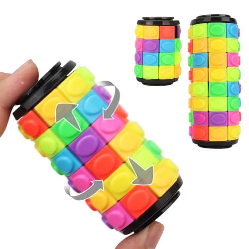 BananMelonBM Rotate and Slide Puzzle, Finger Spinner Puzzle, Fidget Toys, Decompression Toy, 8 Colors,7 Layers, Educational Sensory Toy for Kids Adults (8 Colors X (6 Layers + 4 Layers + 8 Layers)) - color: 8 Colors X (6 Layers + 4 Layers + 8 Layers)