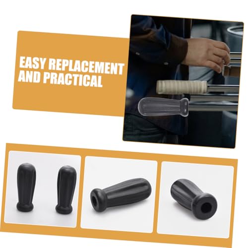 HANABASS 2Pcs Plastic Foosball Table Handle Grips for Easy Replacement Foosball Rod End Caps Sturdy Soccer Table Parts for and Recreational Centers