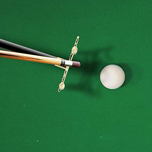 Cosmos Brass Coated Metal Bridge Head Billiard Pool Cue Bridge Head Accessory Snooker Cue Rests