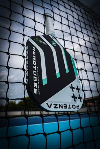 POTENZA Carbon Nanotubes+ COREx3 Pro Pickleball Paddle (3K Carbon Fiber, 16mm)