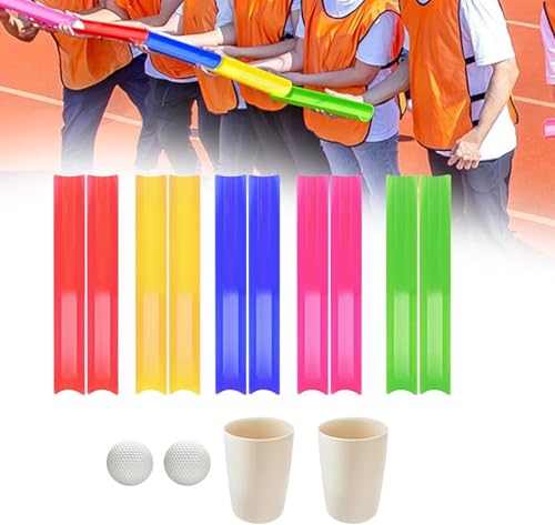 Pipeline Team Building Activity, Outdoor Youth Sports, Golf Balls with Storage Bag for Adults, M 7.5cm Width - size: M 7.5cm Width