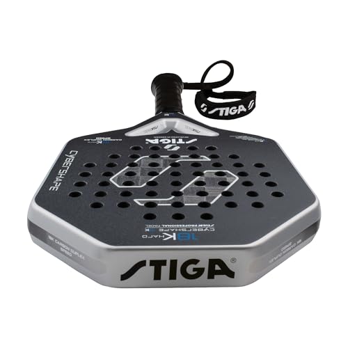 STIGA Cybershape Padel Racket - size: 18K Hard