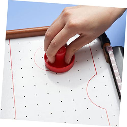VANZACK 1set Air Hockey Pucks and Accessories Kit Pucks Strikers and Cloths for Rooms and Carnivals