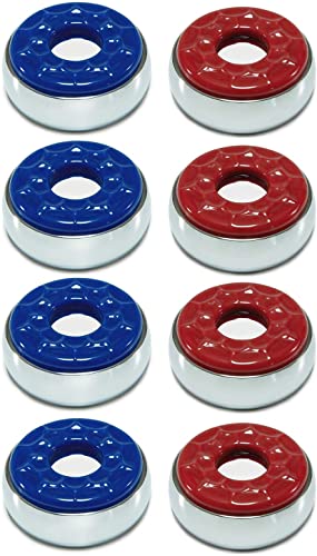 Indoor Shuffleboard Pucks - Set of 8 - Home Games Dia 2-1/8” 53mm - color: 2-1/8” (53mm)