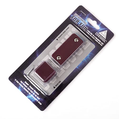 CUESOUL Billiards Magnetic Pool Cue Chalk Holder for Billiard Belt Clip - color: Red