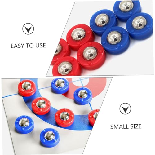 28pcs Mini Shuffleboard Pucks Outdoor Curling Game Desktop Boys and Girls Party Rolling Beads