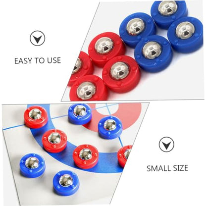28pcs Mini Shuffleboard Pucks Outdoor Curling Game Desktop Boys and Girls Party Rolling Beads