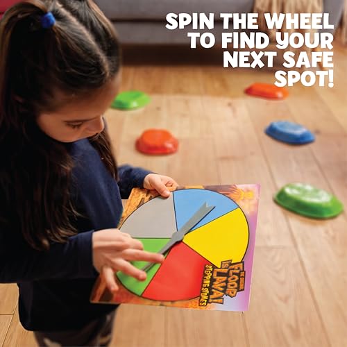 Goliath The Original The Floor is Lava! Game by Endless Games - Interactive Game for Kids and Adults - Promotes Physical Activity - Indoor and Outdoor Safe - Stepping Stones