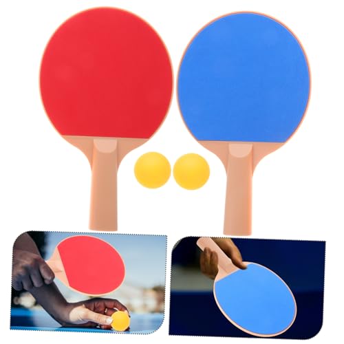 BESTonZON 1set Table Tennis Set Comfortable Grip Racket for Outdoor Pong Games and Competitions Suitable for Skill Levels
