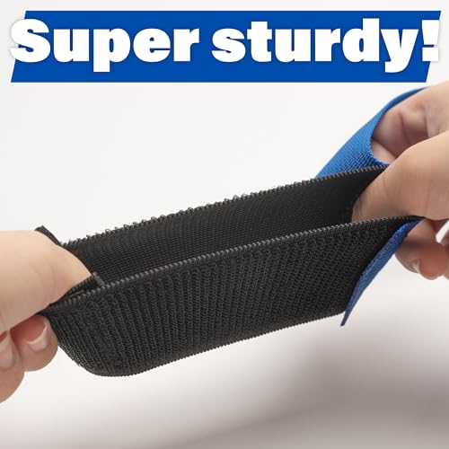 2PK Team Building Games for Work & Field Day Birthday Party, Outdoor Activities, Backyard Games Party, Relay Races for Family - Adjustable Nylon Cooperative Bands with Carry Bag