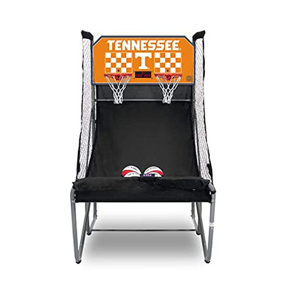 Pop-A-Shot - Home Dual Shot with NCAA Graphics l Sensor Scoring l 16 Game Modes l 7 Balls l Foldable Storage l for All NCAA Fans - style: Tennessee Volunteers